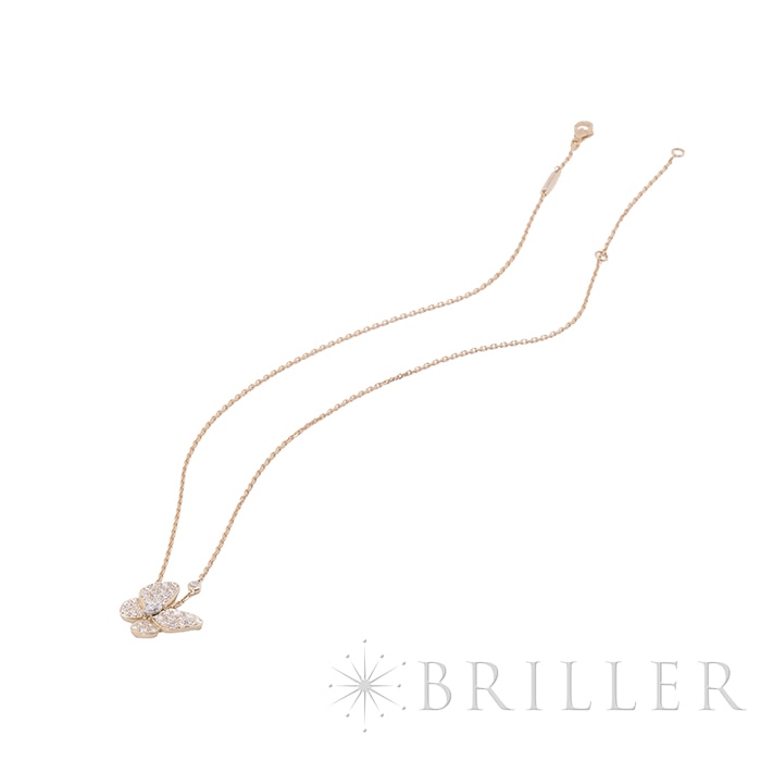 Van Cleef & Arpels ヴァン クリーフ&アーペル ドゥ パピヨン ネックレス イエローゴールド ダイヤモンド VCARP3DP00 12