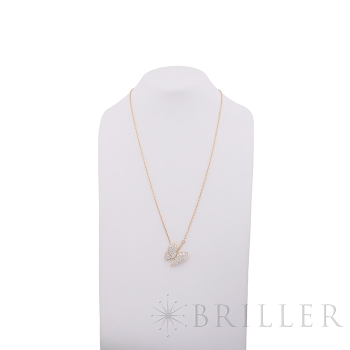 Van Cleef & Arpels ヴァン クリーフ&アーペル ドゥ パピヨン ネックレス イエローゴールド ダイヤモンド VCARP3DP00 13