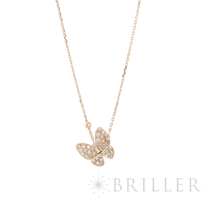 Van Cleef & Arpels ヴァン クリーフ&アーペル ドゥ パピヨン ネックレス イエローゴールド ダイヤモンド VCARP3DP00 1