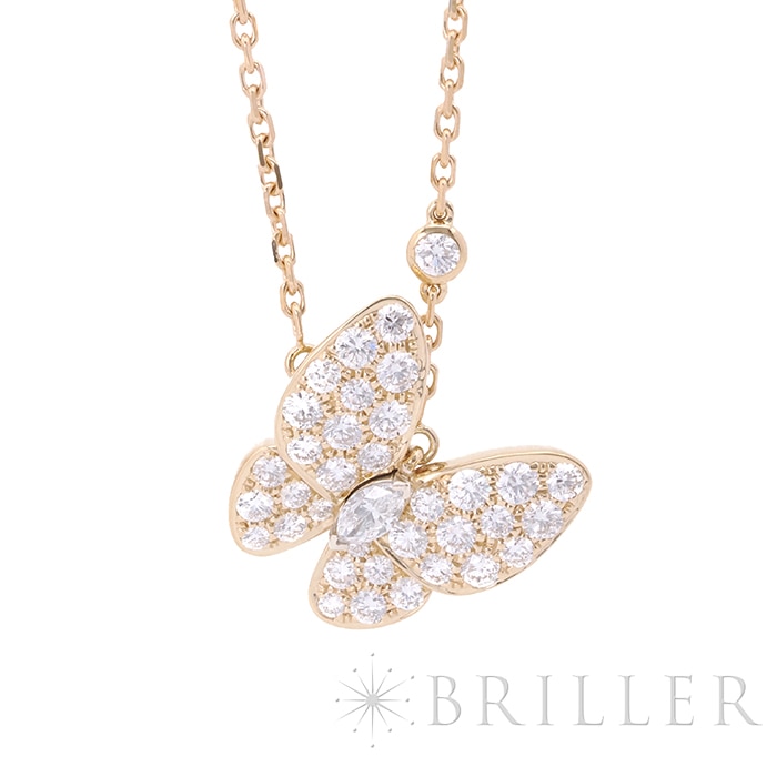 Van Cleef & Arpels ヴァン クリーフ&アーペル ドゥ パピヨン ネックレス イエローゴールド ダイヤモンド VCARP3DP00 3