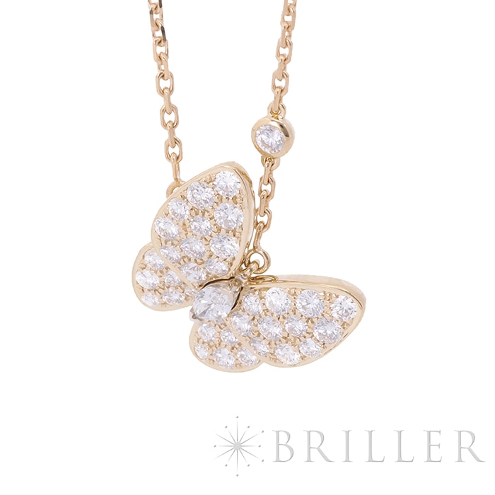 Van Cleef & Arpels ヴァン クリーフ&アーペル ドゥ パピヨン ネックレス イエローゴールド ダイヤモンド VCARP3DP00 4