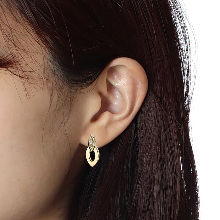 CARTIER カルティエ ディアデア イヤリング ピアス イエローゴールド ダイヤモンド N8022300 13