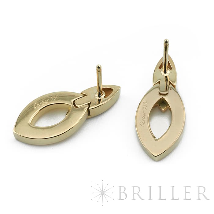 CARTIER カルティエ ディアデア イヤリング ピアス イエローゴールド ダイヤモンド N8022300 5