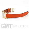 HERMES エルメス Hウォッチ HH1.201.131/SW931 ゴールドプレーテッド オレンジ 13