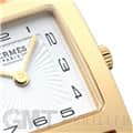 HERMES エルメス Hウォッチ HH1.201.131/SW931 ゴールドプレーテッド オレンジ 18
