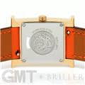 HERMES エルメス Hウォッチ HH1.201.131/SW931 ゴールドプレーテッド オレンジ 21
