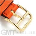 HERMES エルメス Hウォッチ HH1.201.131/SW931 ゴールドプレーテッド オレンジ 26