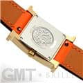 HERMES エルメス Hウォッチ HH1.201.131/SW931 ゴールドプレーテッド オレンジ 3
