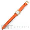 HERMES エルメス Hウォッチ HH1.201.131/SW931 ゴールドプレーテッド オレンジ 5