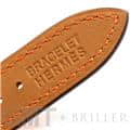 HERMES エルメス Hウォッチ HH1.201.131/SW931 ゴールドプレーテッド オレンジ 7