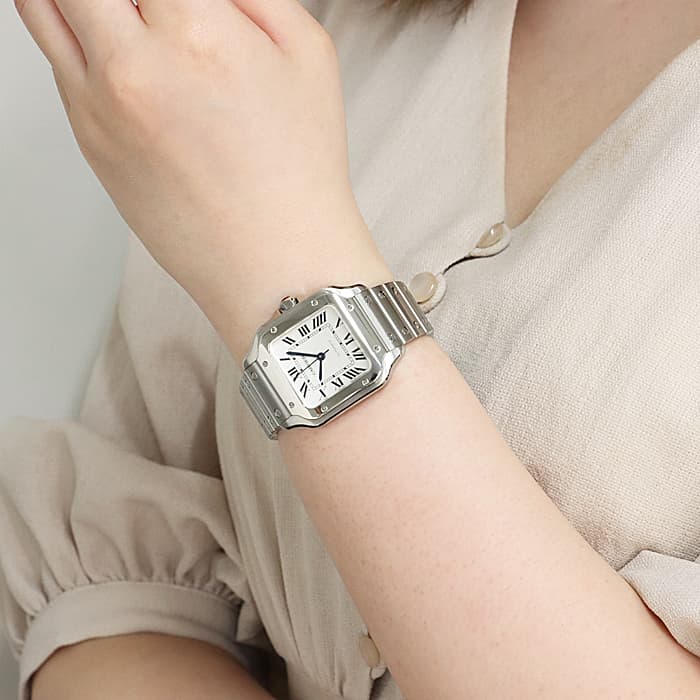 CARTIER カルティエ サントス ドゥ カルティエ MM WSSA0010 28