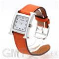 HERMES エルメス Hウォッチ HH1.220.136/WW93 044901WW00　Hウォッチ ホワイトラッカーSS オレンジ 11