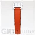 HERMES エルメス Hウォッチ HH1.220.136/WW93 044901WW00　Hウォッチ ホワイトラッカーSS オレンジ 12