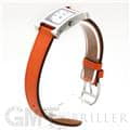 HERMES エルメス Hウォッチ HH1.220.136/WW93 044901WW00　Hウォッチ ホワイトラッカーSS オレンジ 17