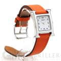 HERMES エルメス Hウォッチ HH1.220.136/WW93 044901WW00　Hウォッチ ホワイトラッカーSS オレンジ 1