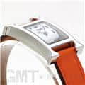 HERMES エルメス Hウォッチ HH1.220.136/WW93 044901WW00　Hウォッチ ホワイトラッカーSS オレンジ 20