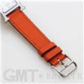 HERMES エルメス Hウォッチ HH1.220.136/WW93 044901WW00　Hウォッチ ホワイトラッカーSS オレンジ 27