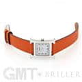 HERMES エルメス Hウォッチ HH1.220.136/WW93 044901WW00　Hウォッチ ホワイトラッカーSS オレンジ 8