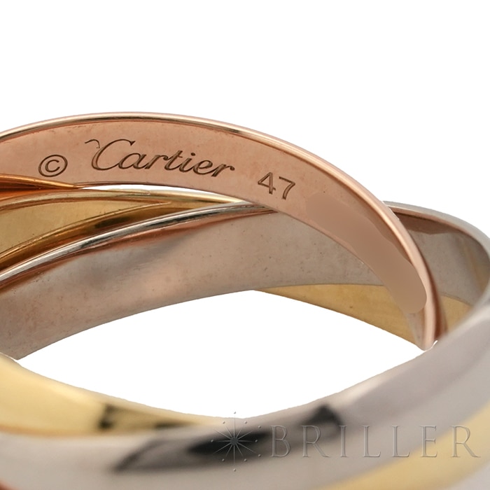 CARTIER カルティエ トリニティ リング スモール モデル 7号 B4235100 9
