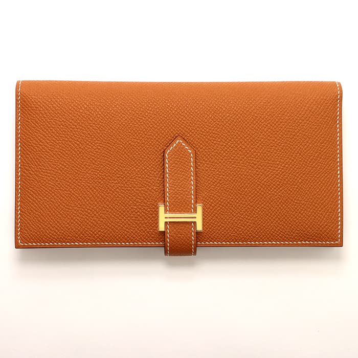 HERMES エルメス ベアンスフレ エプソン ゴールド 新品)HERMES エルメス ベアン スフレ エプソン ゴールド