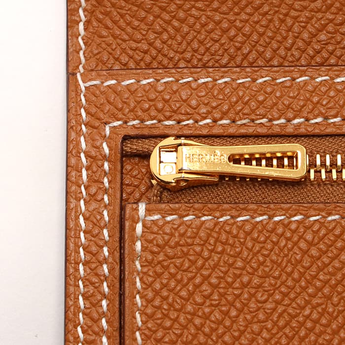 HERMES エルメス ベアン スフレ エプソン ゴールド ゴールド金具 11