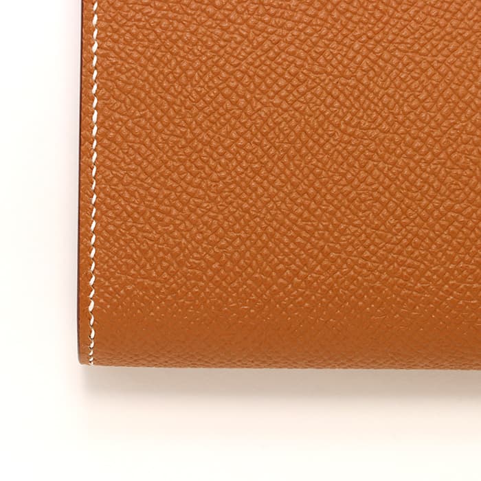 HERMES エルメス ベアン スフレ エプソン ゴールド ゴールド金具 25