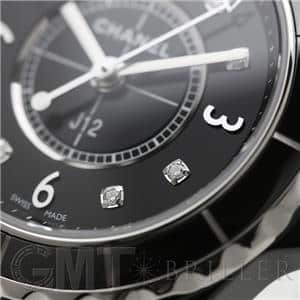 CHANEL シャネル J12 ブラック セラミック 8Pダイヤ 29mm H2569