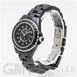 CHANEL シャネル J12 ブラック セラミック 8Pダイヤ 29mm H2569