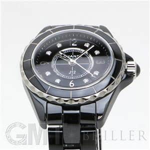 CHANEL シャネル J12 ブラック セラミック 8Pダイヤ 29mm H2569