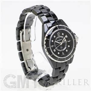 CHANEL シャネル J12 ブラック セラミック 8Pダイヤ 29mm H2569