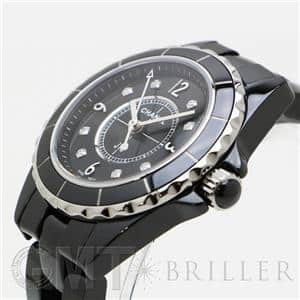 CHANEL シャネル J12 ブラック セラミック 8Pダイヤ 29mm H2569