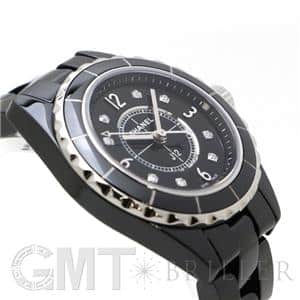 CHANEL シャネル J12 ブラック セラミック 8Pダイヤ 29mm H2569