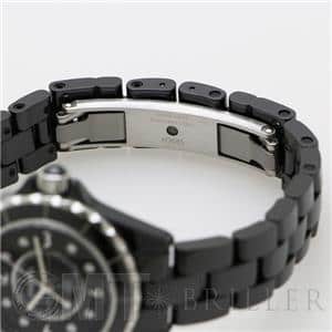 CHANEL シャネル J12 ブラック セラミック 8Pダイヤ 29mm H2569