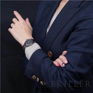 CHANEL シャネル J12 ブラック セラミック 8Pダイヤ 29mm H2569
