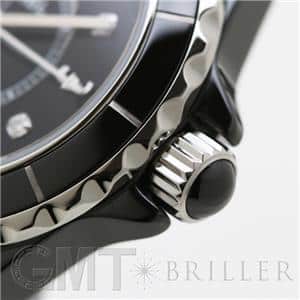 CHANEL シャネル J12 ブラック セラミック 8Pダイヤ 29mm H2569