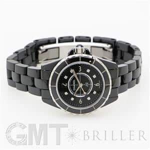 CHANEL シャネル J12 ブラック セラミック 8Pダイヤ 29mm H2569