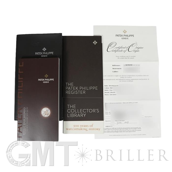 PATEK PHILIPPEパテック・フィリップ コンプリケーション クロノグラフ 7071R-010 4