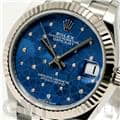 ROLEX ロレックス デイトジャスト 278274 アズーロブルー フローラルモチーフ 11
