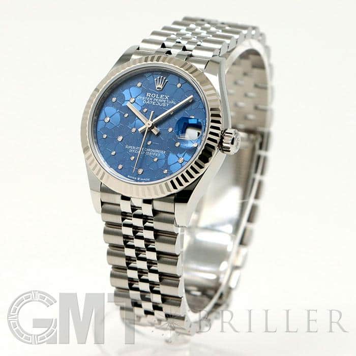 ROLEX ロレックス デイトジャスト 278274 アズーロブルー フローラルモチーフ 1