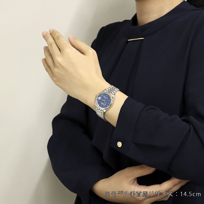 ROLEX ロレックス デイトジャスト 278274 アズーロブルー フローラルモチーフ 29