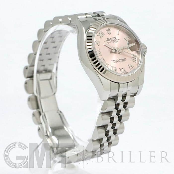 ROLEX ロレックス デイトジャスト 26 179174 ピンク ローマ 12