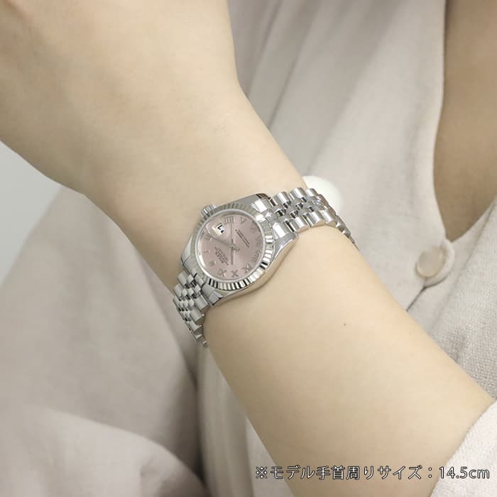 ROLEX ロレックス デイトジャスト 26 179174 ピンク ローマ 28
