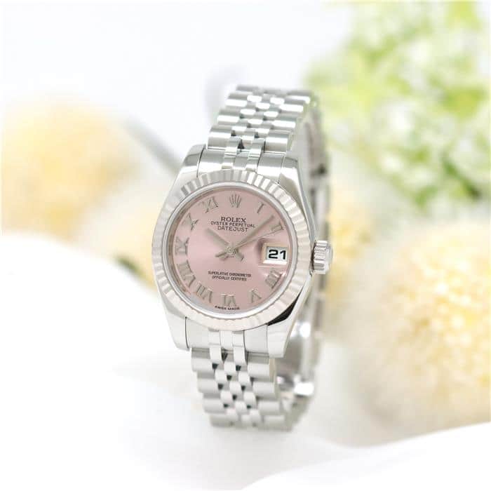 ROLEX ロレックス デイトジャスト 26 179174 ピンク ローマ 2