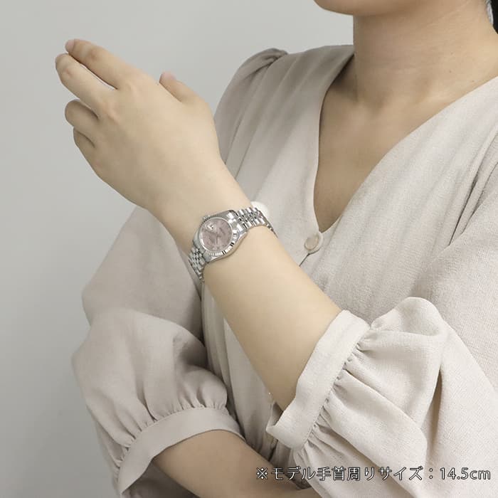 ROLEX ロレックス デイトジャスト 26 179174 ピンク ローマ 29
