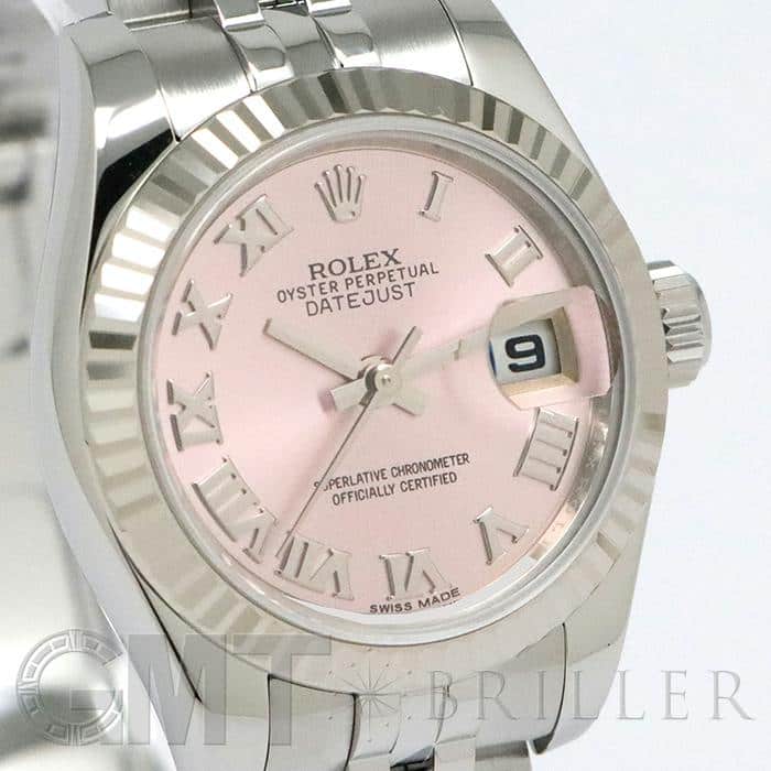 ROLEX ロレックス デイトジャスト 26 179174 ピンク ローマ 6