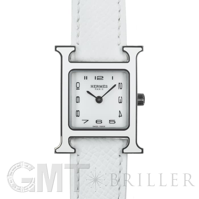 HERMES エルメス Hウォッチ HH1.220.136/UU01 044898WW00 Hウォッチ ホワイトラッカー SS ホワイト メイン