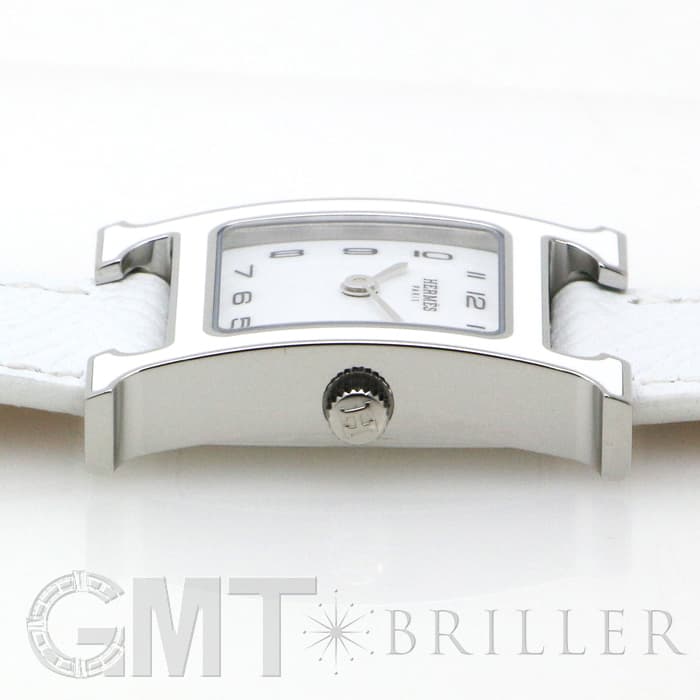HERMES エルメス Hウォッチ HH1.220.136/UU01 044898WW00 Hウォッチ ホワイトラッカー SS ホワイト 10