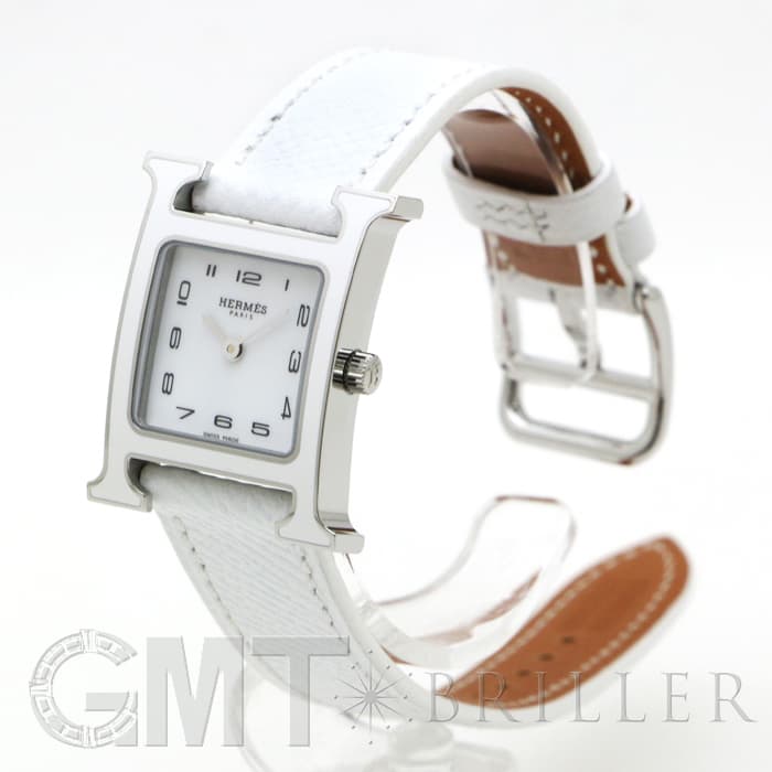 HERMES エルメス Hウォッチ HH1.220.136/UU01 044898WW00 Hウォッチ ホワイトラッカー SS ホワイト 11
