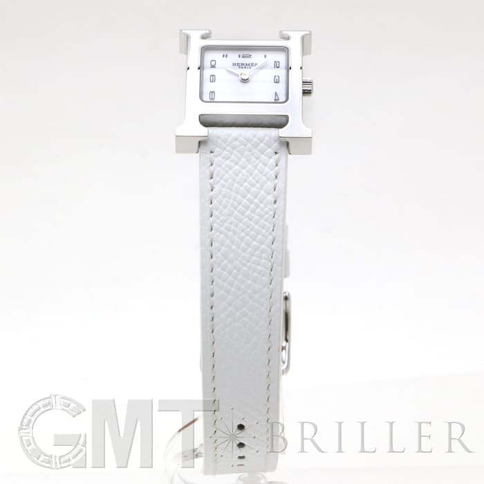 HERMES エルメス Hウォッチ HH1.220.136/UU01 044898WW00 Hウォッチ ホワイトラッカー SS ホワイト 12