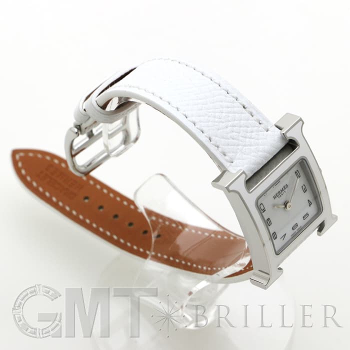 HERMES エルメス Hウォッチ HH1.220.136/UU01 044898WW00 Hウォッチ ホワイトラッカー SS ホワイト 13